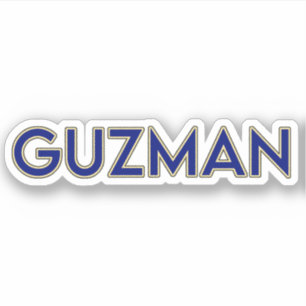 GUZMAN 02 — 3" STICKER