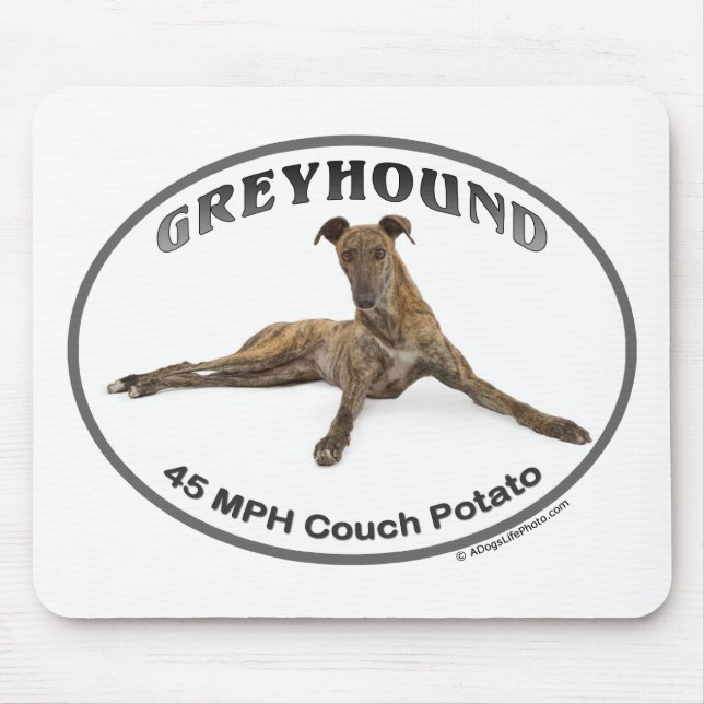 GVV 40MPH Couch Potato Mouse Mat (Front)