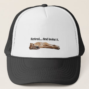 GVV Greyhound Retired and Loving It Trucker Hat