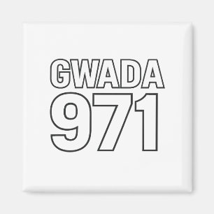 GWADA 971   Pride Guadeloupe Urban Style Magnet