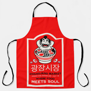 Gwangjang Market Soul Korea Apron