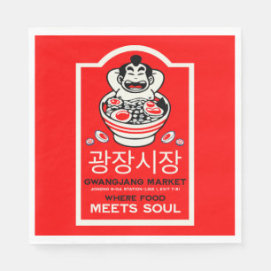 Gwangjang Market Soul Korea Napkin