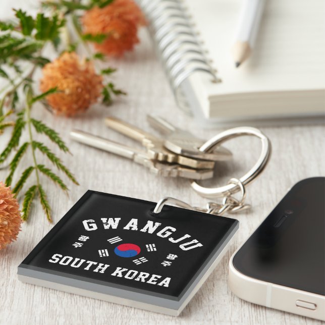 Gwangju South Korea Key Ring (Front Right)