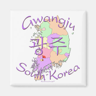 Gwangju South Korea Magnet