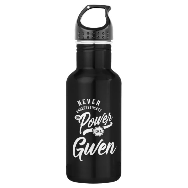 Gwen Personalised Name Birthday Gift 532 Ml Water Bottle (Front)