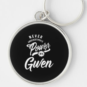 Gwen Personalised Name Birthday Gift Key Ring