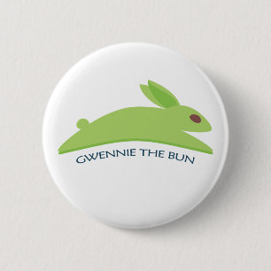 Gwennie The Bun 6 Cm Round Badge