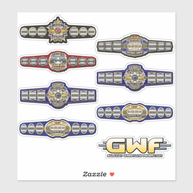 GWF Golden Age Title Set 1 (Sheet)
