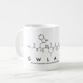 Gwladys peptide name mug (Front Left)