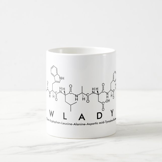 Gwladys peptide name mug (Center)