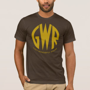 GWR Great Western Railways Gold Trains Hiking Duck T-Shirt