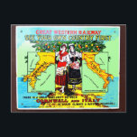 GWR see your own country first advert Postcard<br><div class="desc">Great Western Railway vintage advertising.</div>