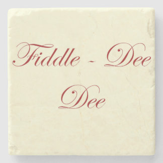 GWTW Fiddle dee dee quote coaster