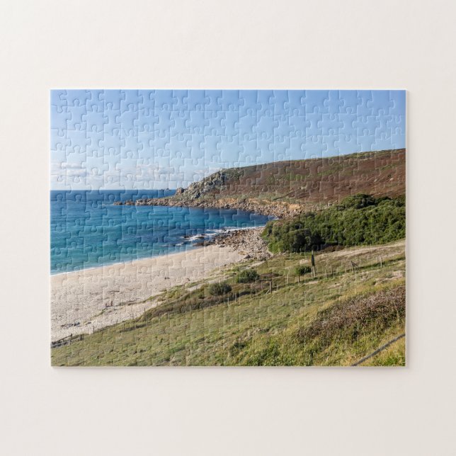 Gwynver Beach Cornwall  Jigsaw Puzzle (Horizontal)