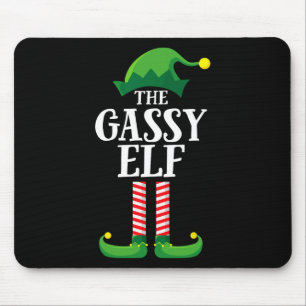 Gy Elf Matching Family Group Christmas Party  Mouse Mat