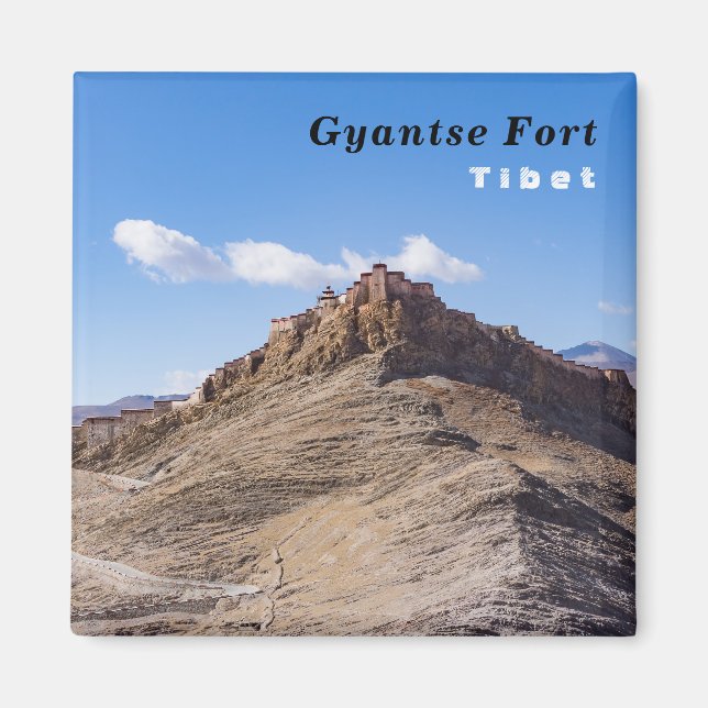 Gyantse Dzong fortress - Tibet Magnet (Front)