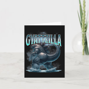 Gyattzilla Meme Zilla Kaiju Rizz Brainrot Skibidi Card