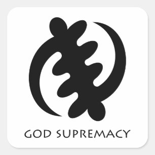 Gye Nyame African Adinkra Symbol Sticker 