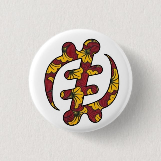 Gye Nyame Button (Front)