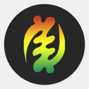 GYE NYAME CLASSIC ROUND STICKER