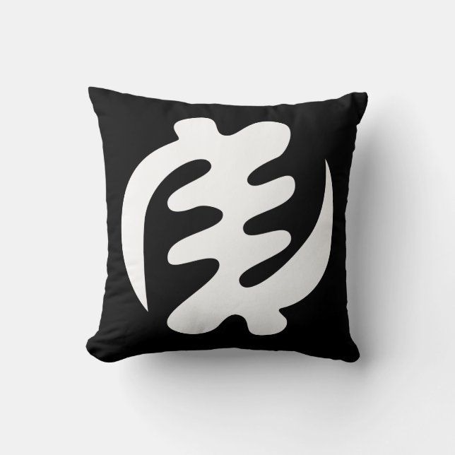 Gye Nyame | God is Supreme Adinkra Symbol Cushion (Front)