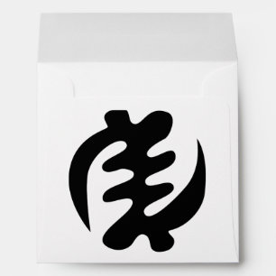 Gye Nyame God is Supreme Adinkra Symbol Envelope