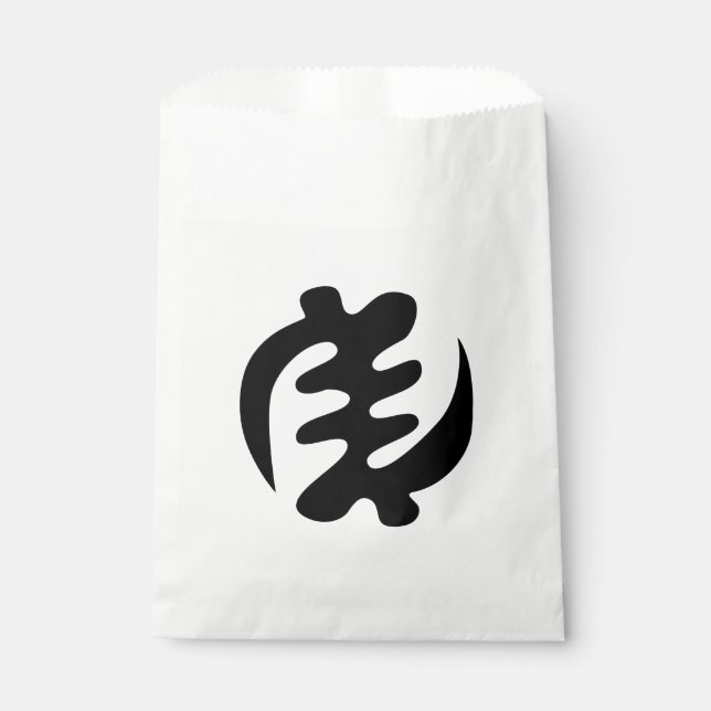 Gye Nyame | God is Supreme Adinkra Symbol Favour Bags (Front)