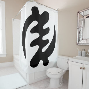Gye Nyame   God is Supreme Adinkra Symbol Shower Curtain