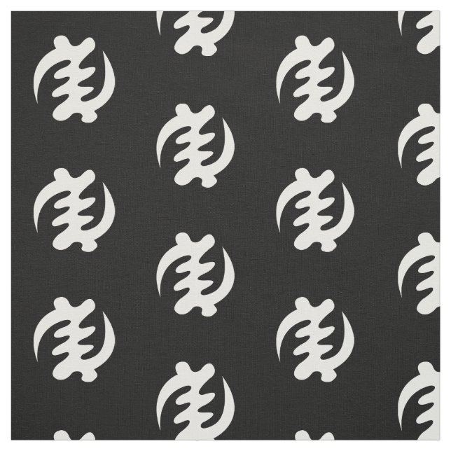 Gye Nyame | God is Supreme Symbol Fabric (Swatch)