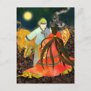 Gyeonwu & Jiknyeo: The Story of Chilseok in Korea Postcard