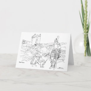 Gylen Castle Scotland Card