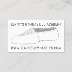 Gym Acro Acrobatics Gymnastics Tumbling Gymnast Business Card