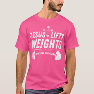 Gym And Jesus Christ Weightlifting Christian Bodyb T-Shirt