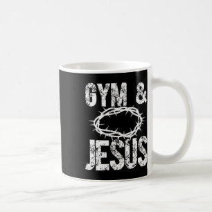 Gym And Jesus Christian Bodybuilder Religious Body Coffee Mug