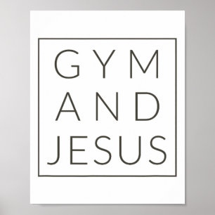 Gym And Jesus  Poster