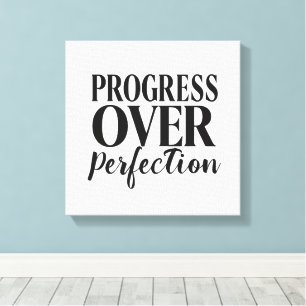 Gym and Success Motivation Canvas Print