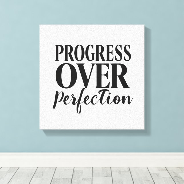 Gym and Success Motivation Canvas Print (Insitu(Wood Floor))