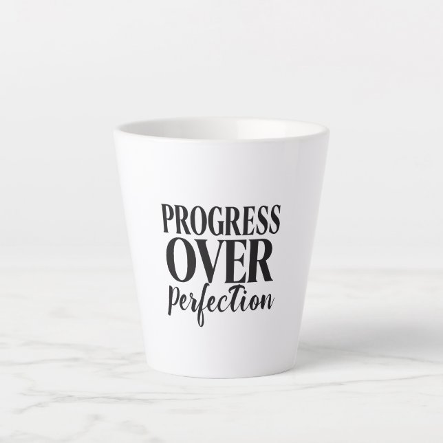 Gym and Success Motivation Latte Mug (Front)