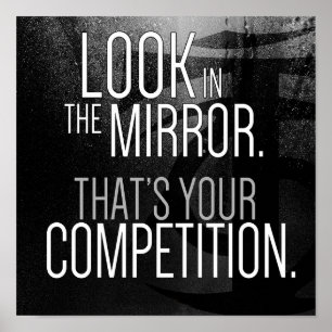 Gym and Success Motivational Poster