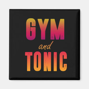 Gym and tonic magnet