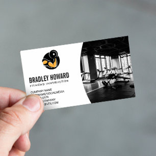 Gym Background   Training Logo Business Card