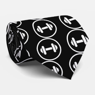 Gym Barbels Minimal Tie