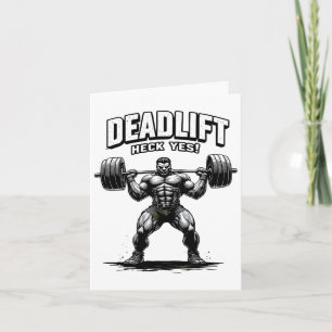 Gym Beast Bodybuilding Workout Motivation Tee Weig Card