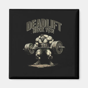 Gym Beast Bodybuilding Workout Motivation Tee Weig Magnet