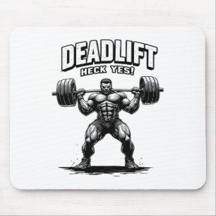 Gym Beast Bodybuilding Workout Motivation Tee Weig Mouse Mat