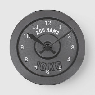 Gym Bodybuilder Wall Clock