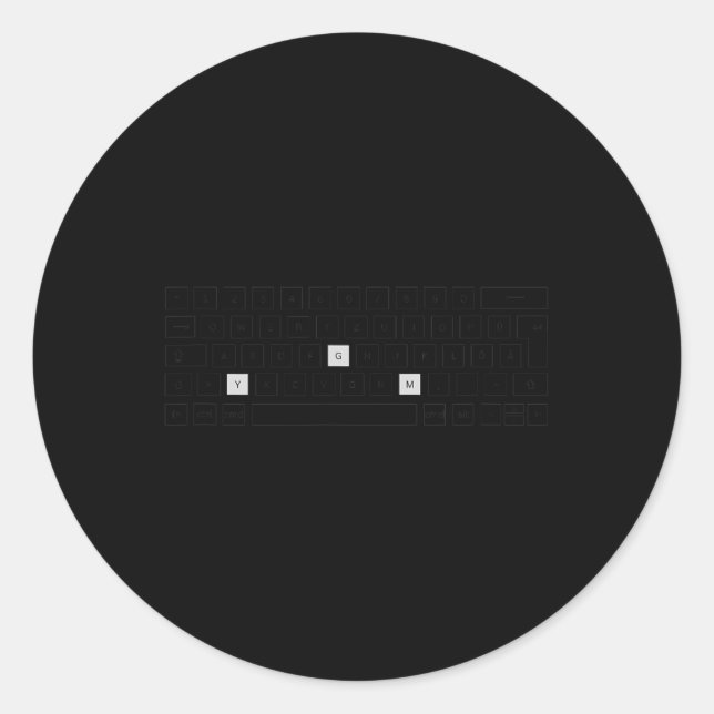 Gym Bodybuilding  Classic Round Sticker (Front)