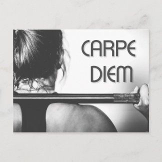 Gym Bodybuilding Fitness Motivational Postcard