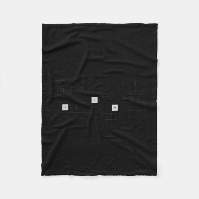 Gym Bodybuilding  Fleece Blanket (Front)