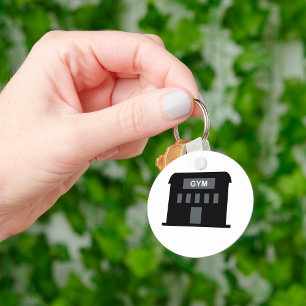Gym Building Key Ring